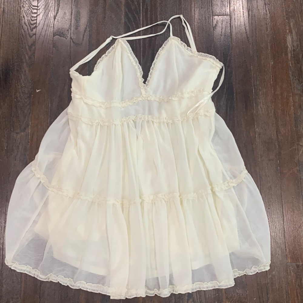 Mini White Dress